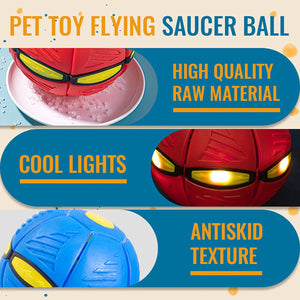 2023 New Pet Magic Flying Saucer Ball Toy